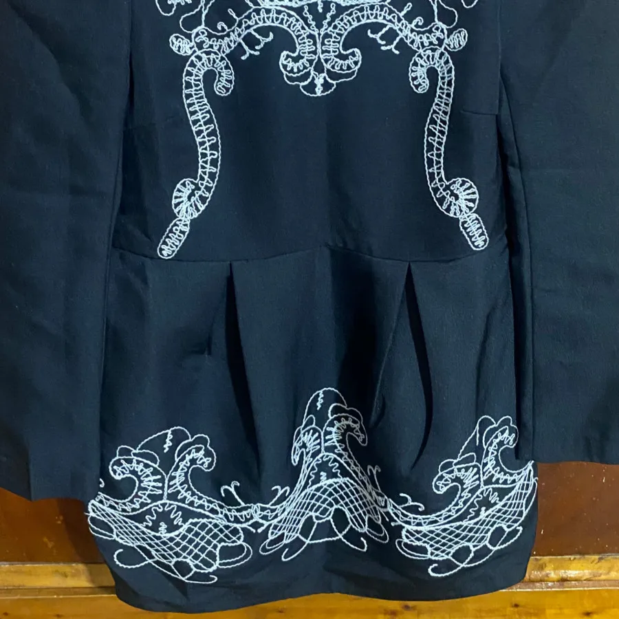 پیراهن مجلسی مکرومه دوزی