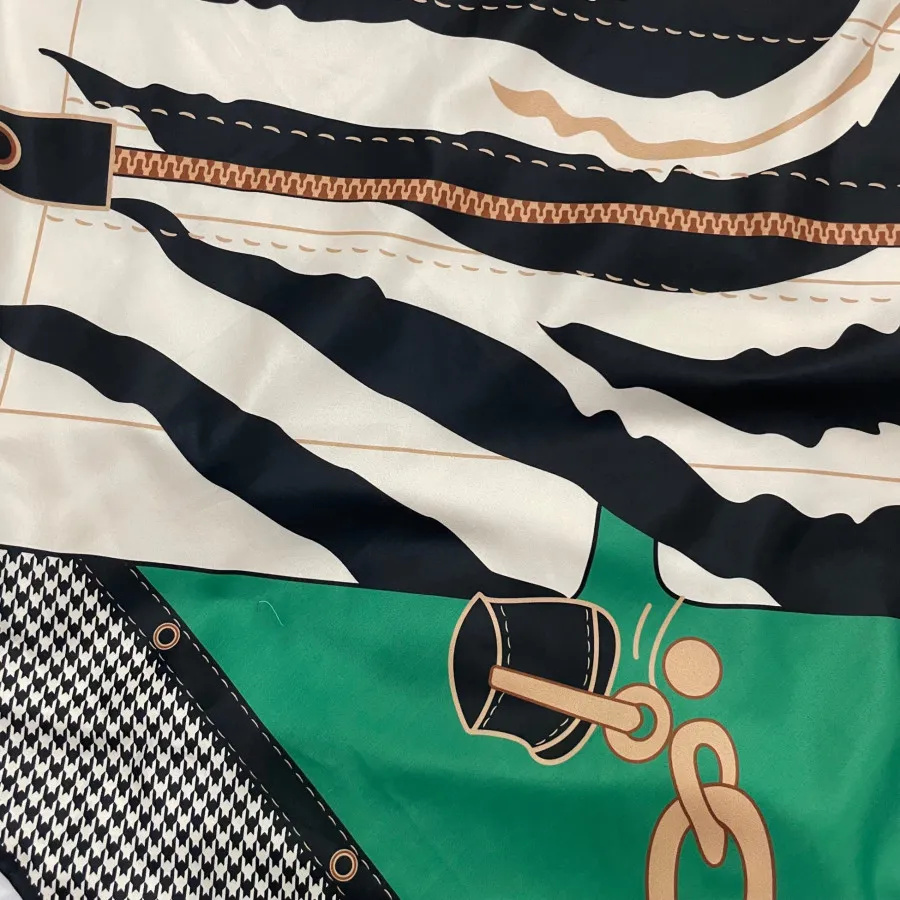 روسری مجلسی ابریشم دستدوز