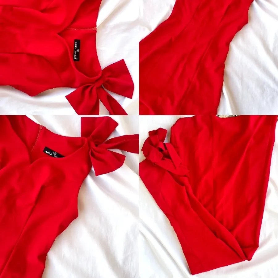 لباس مجلسی دخترانه قرمز