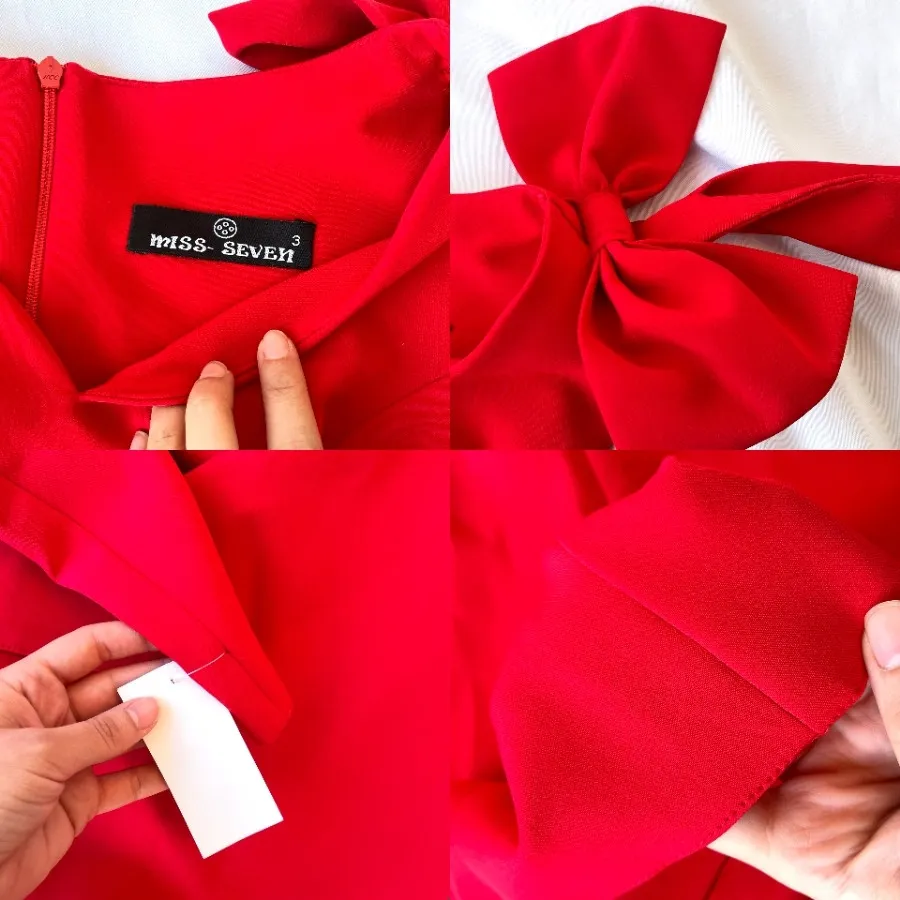 لباس مجلسی دخترانه قرمز