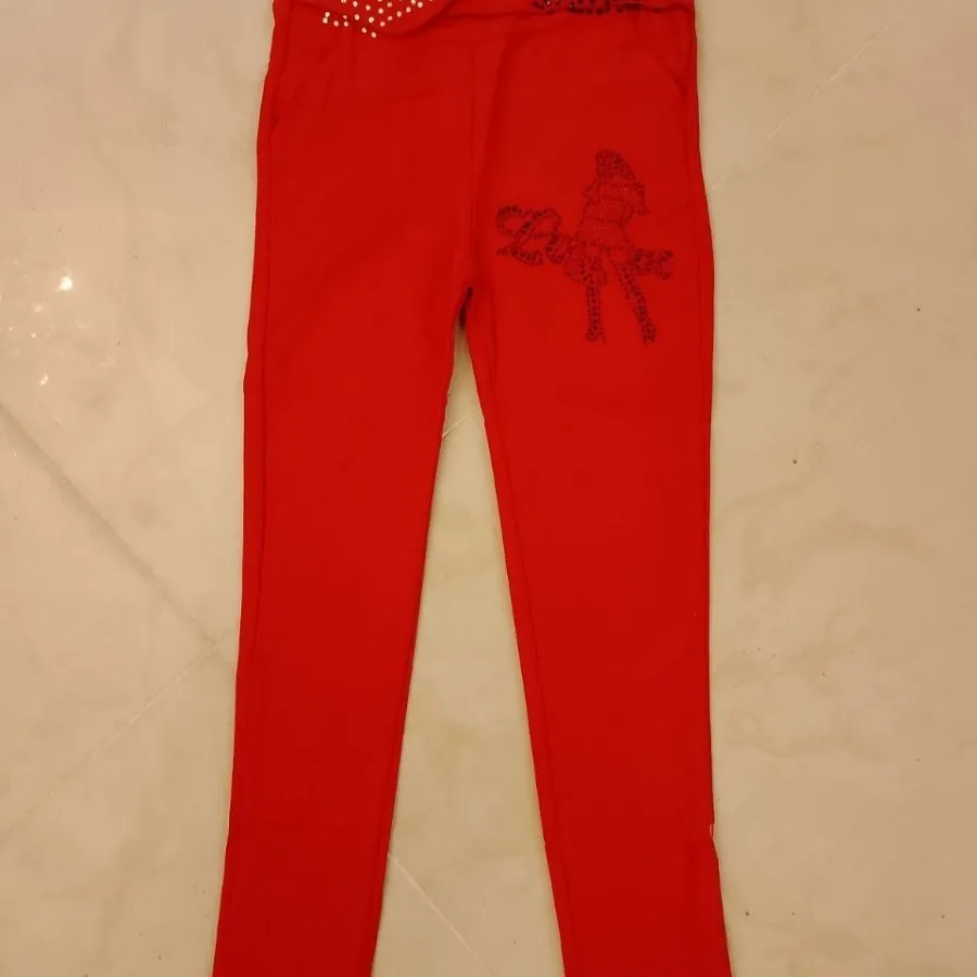 شلوار کتان کشی  دخترانه