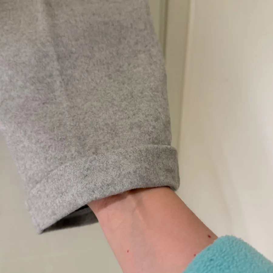 شلوار فوتر طوسی روشن