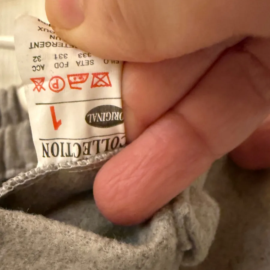 شلوار فوتر طوسی روشن