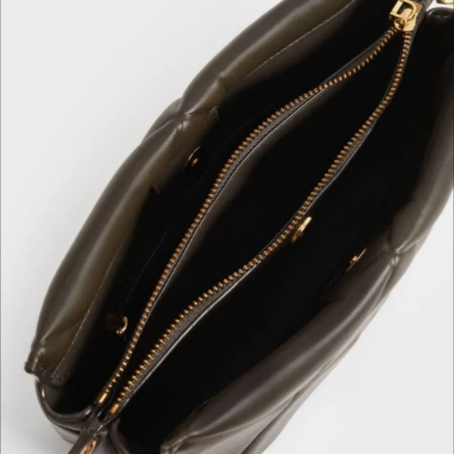 کیف برند مشکی قهوه ای