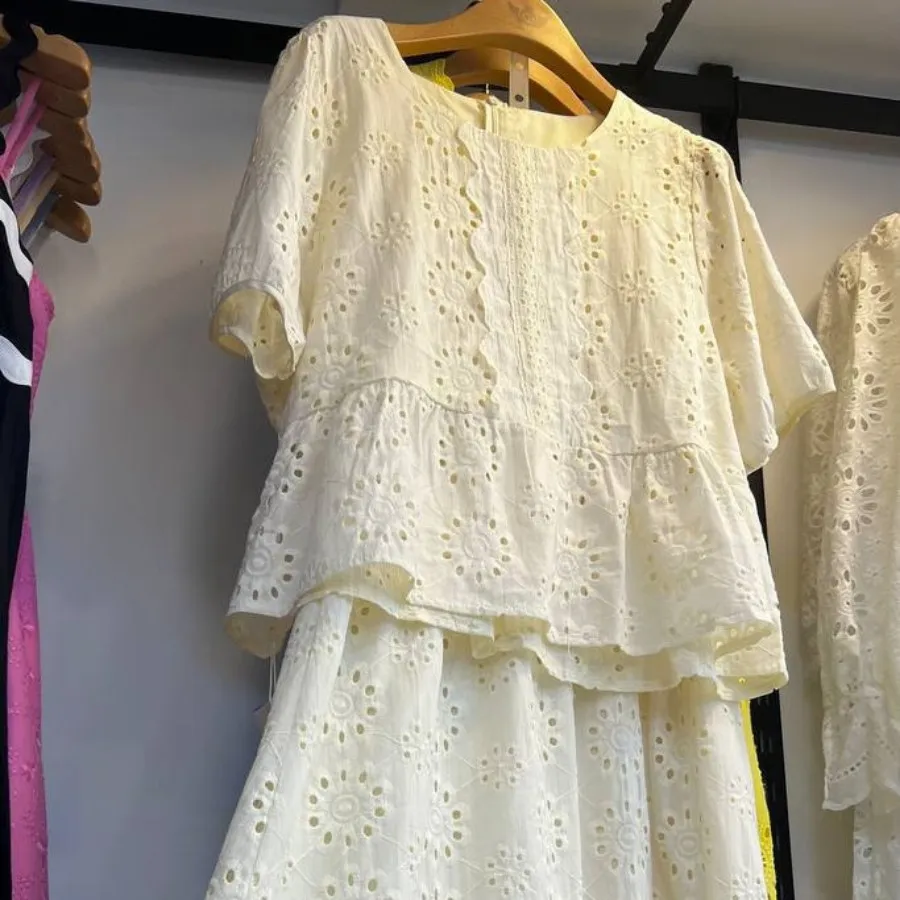 ست دوتیکه خامه دوزی