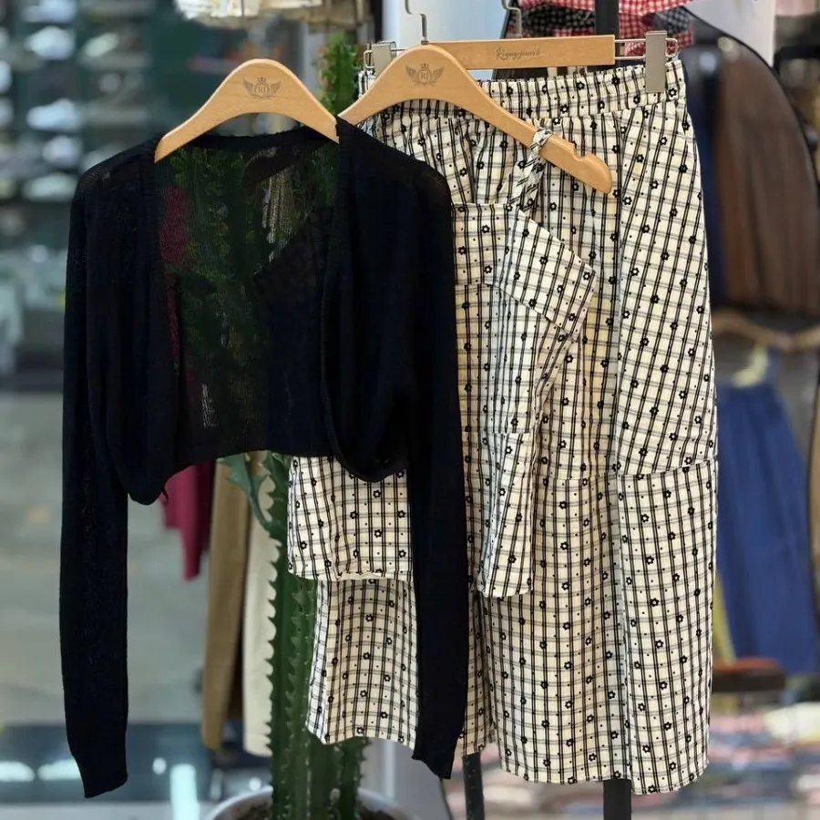 ست تاپ رویه دامن