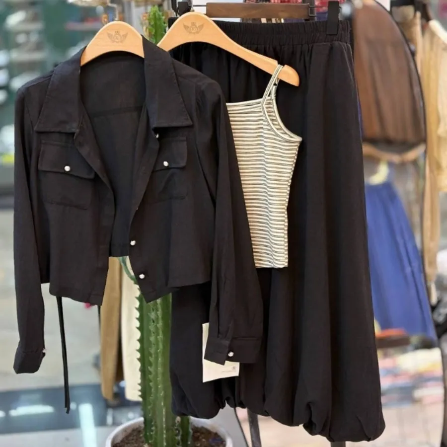 ست بلوز وتاپ دامن شیک