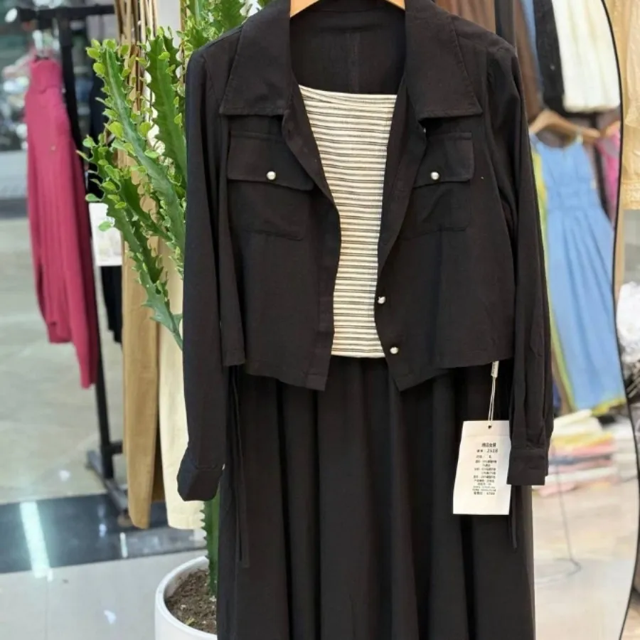 ست بلوز وتاپ دامن شیک