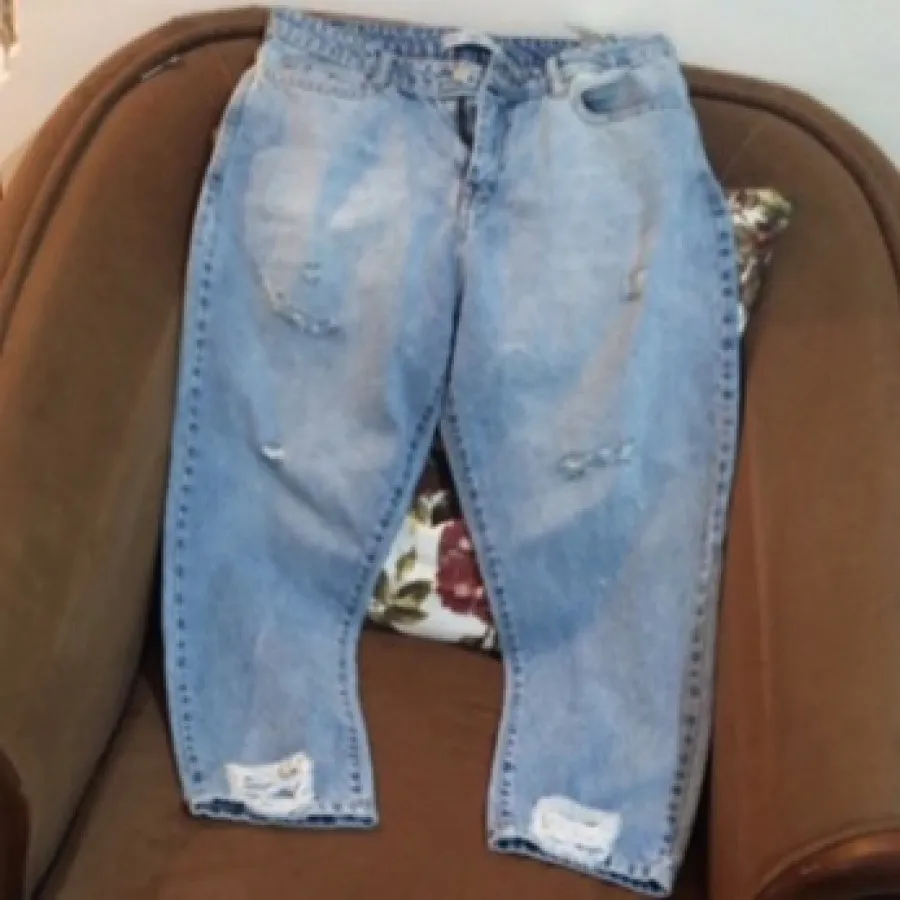 شلوار مام فیت جین