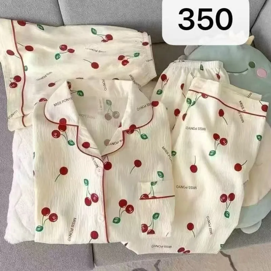 ست بلوزوشلوار شلوارک خنک