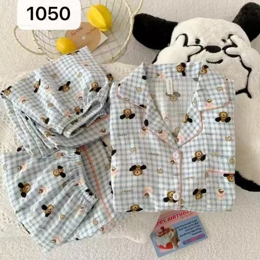 ست بلوزوشلوار شلوارک خنک