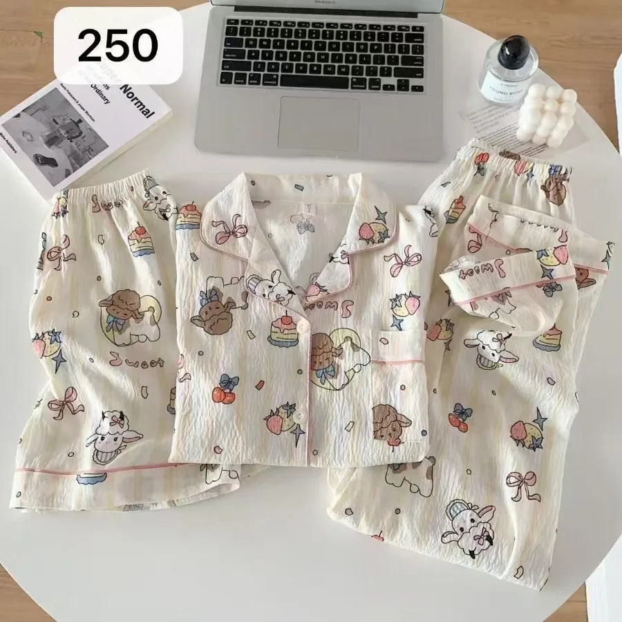 ست بلوزوشلوار شلوارک خنک