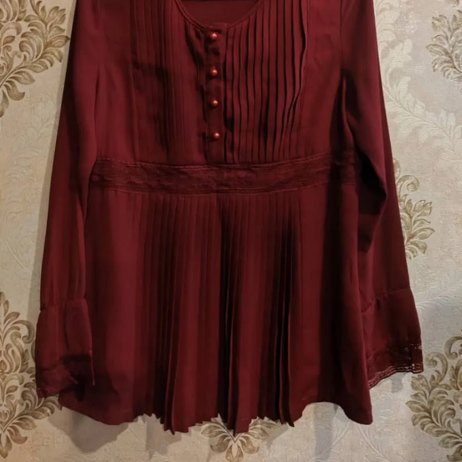 شومیز زرشکی