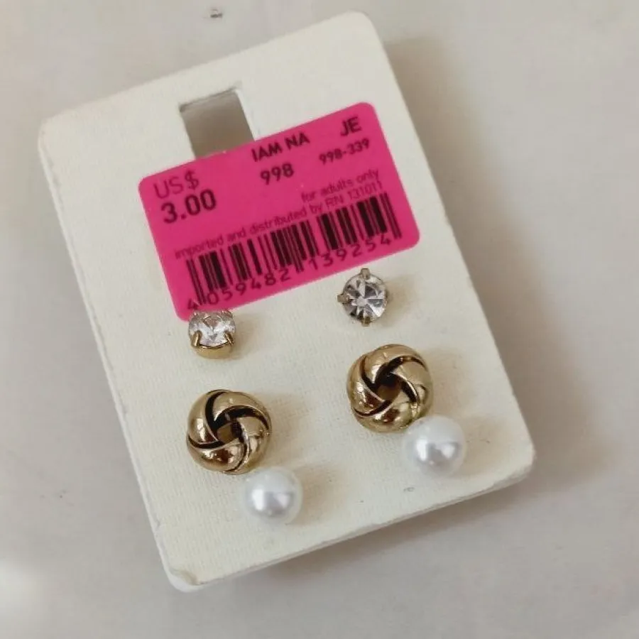 گوشواره سه جفتی