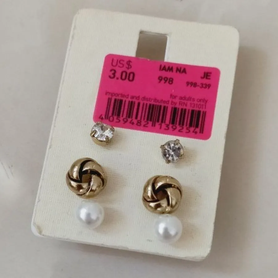 گوشواره سه جفتی