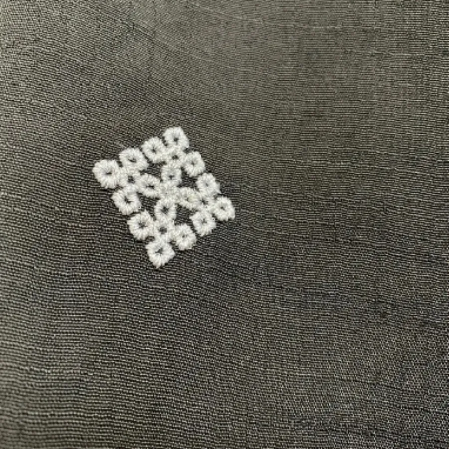 شال مشکی پلنگی و خامه دوز