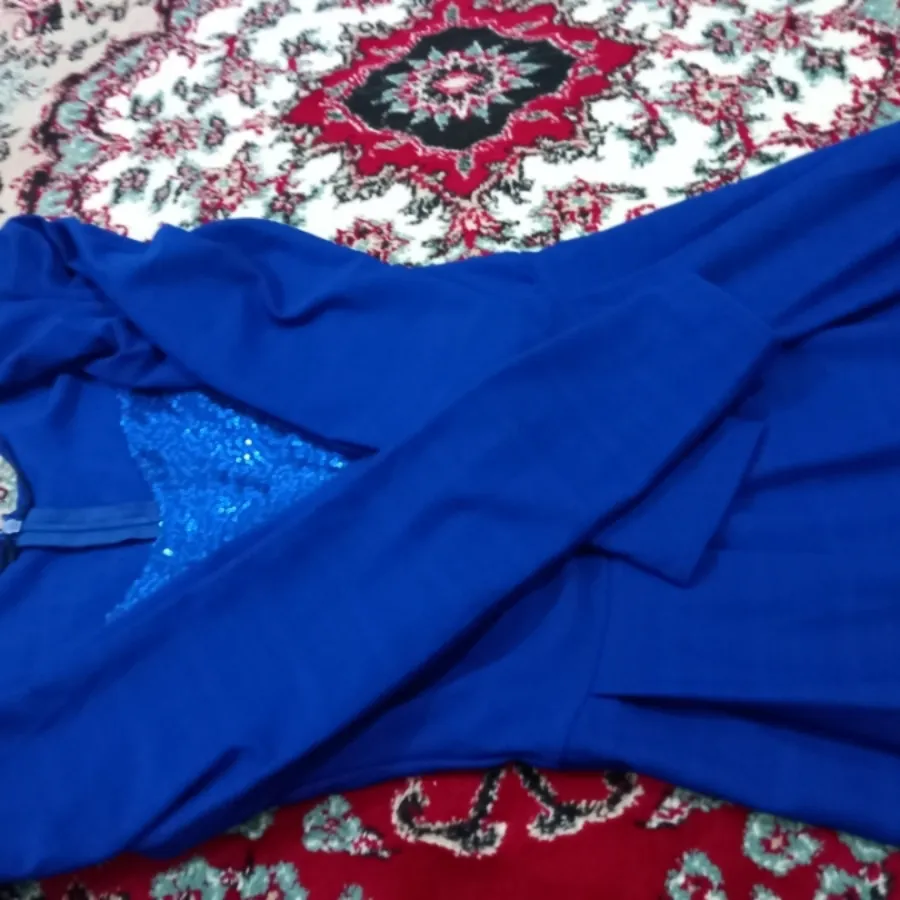 لباس مجلسی آبی نو