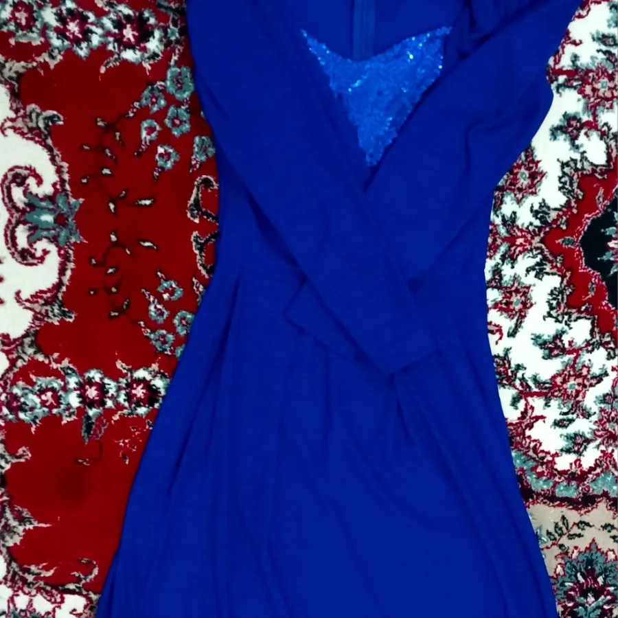 لباس مجلسی آبی نو