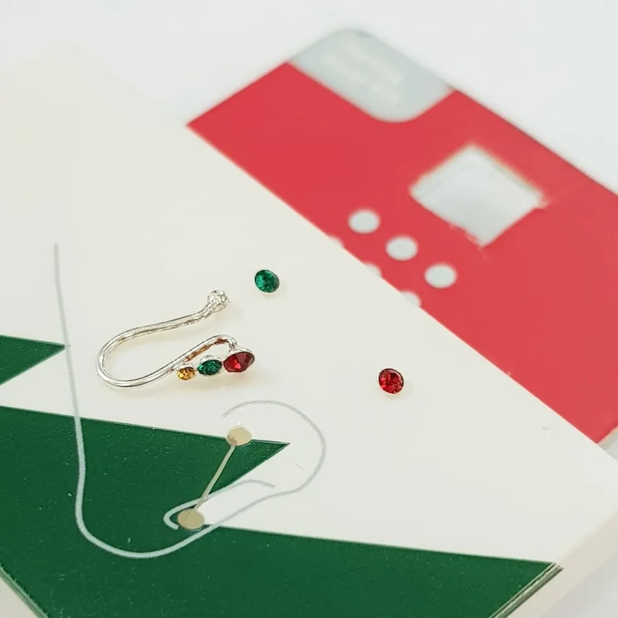 پک پیرسینگ بینی نقره 925