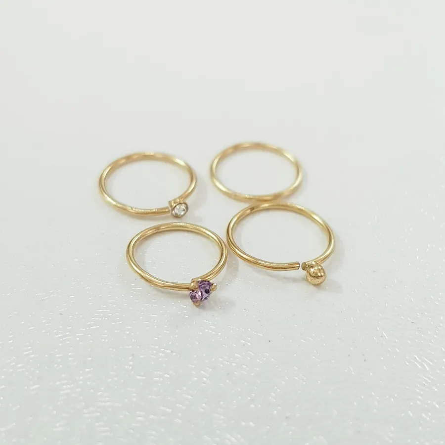 پک پیرسینگ بینی نقره 925