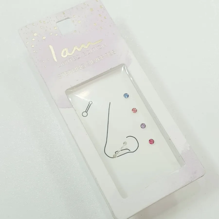 پک پیرسینگ بینی نقره 925