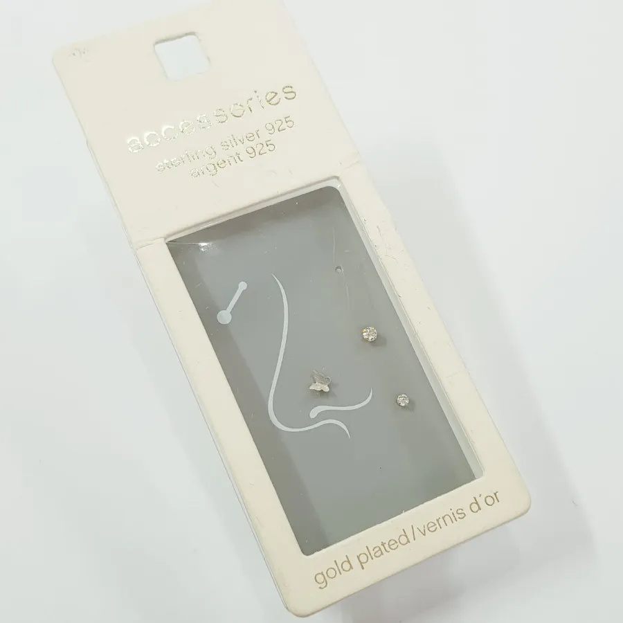 پک پیرسینگ بینی نقره 925