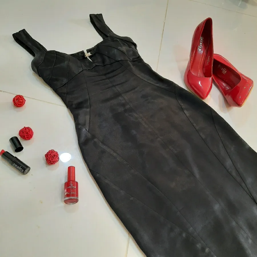 پیراهن مجلسی ساتن