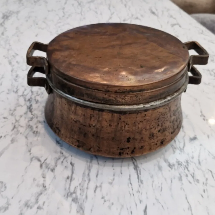 قابلمه مسی دسته دار