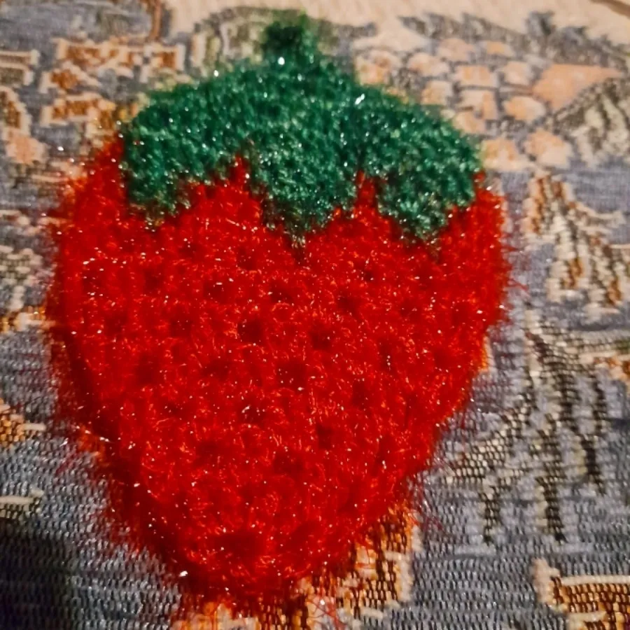 اسکاج ظرفشویی توت فرنگی