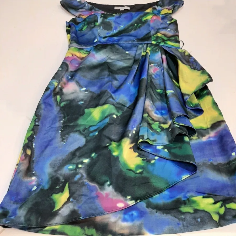 پیراهن ساتن کهکشانی