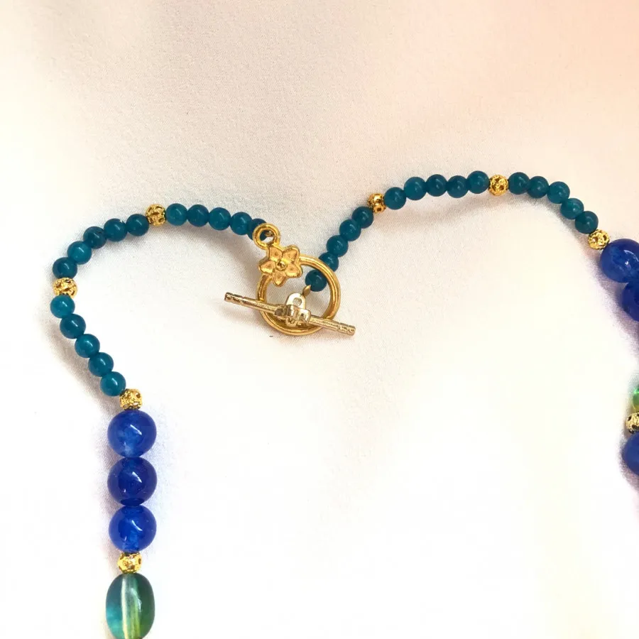 ست گردنبند و گوشواره عقیق