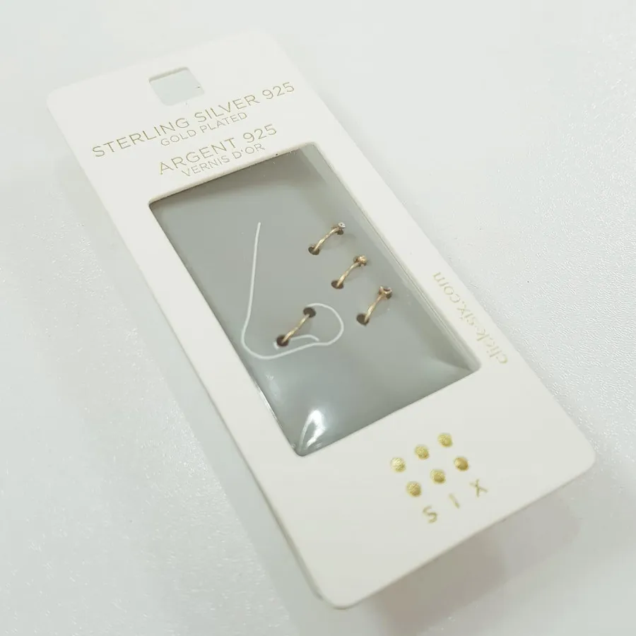 پک پیرسینگ بینی نقره 925