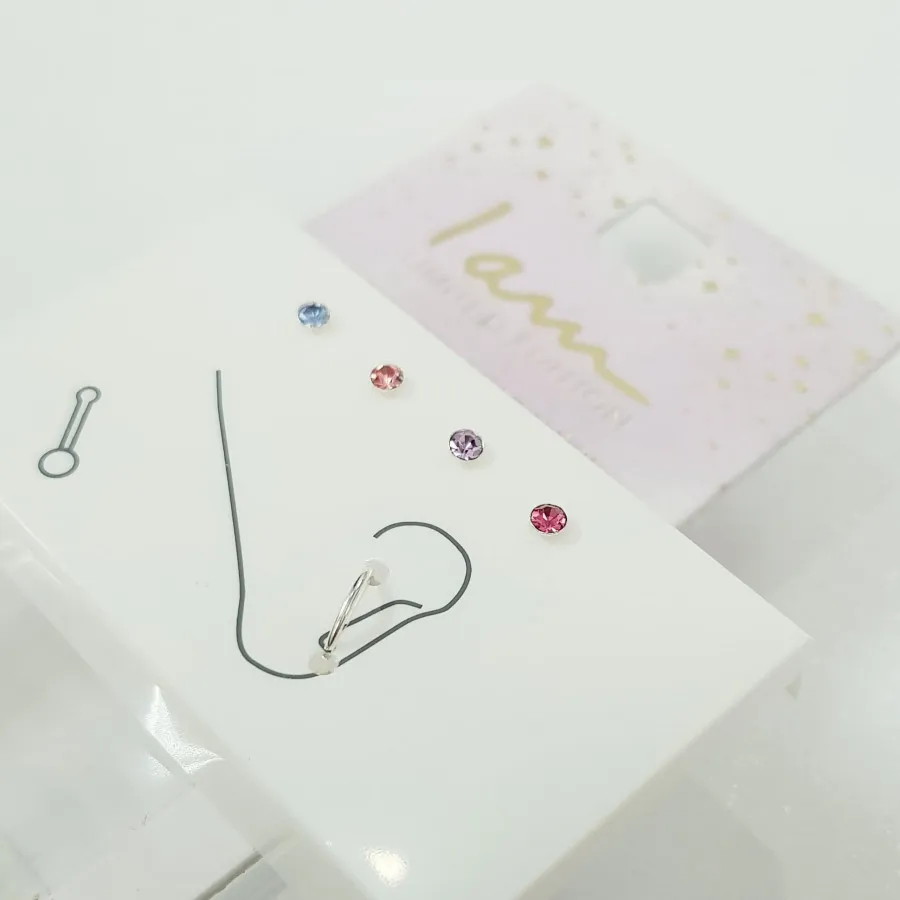 پک پیرسینگ بینی نقره 925