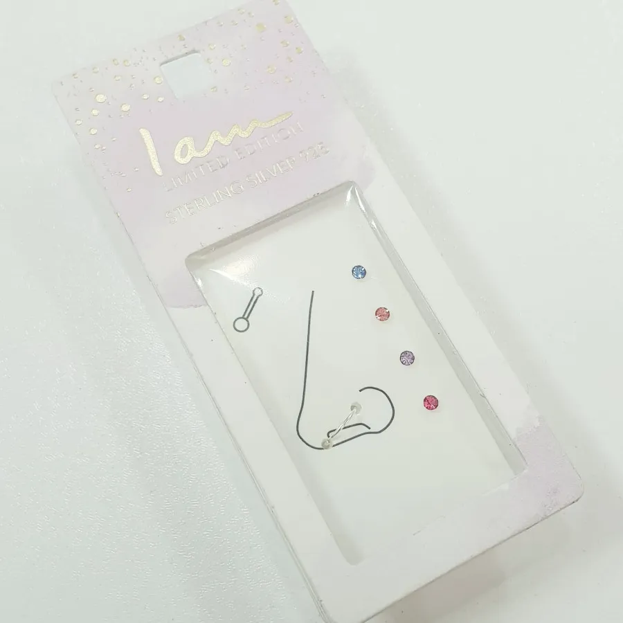 پک پیرسینگ بینی نقره 925