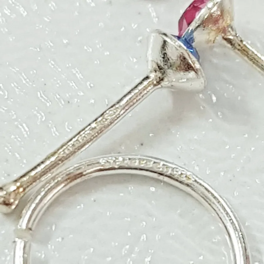 پک پیرسینگ بینی نقره 925