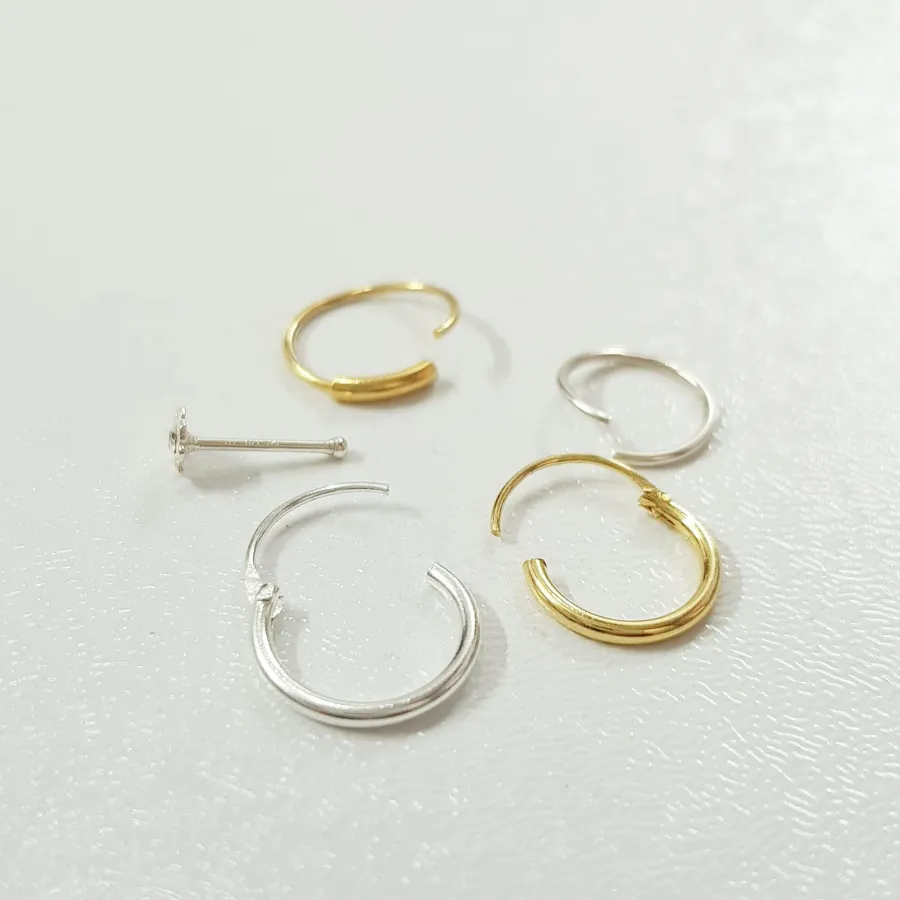 پک پیرسینگ بینی نقره 925