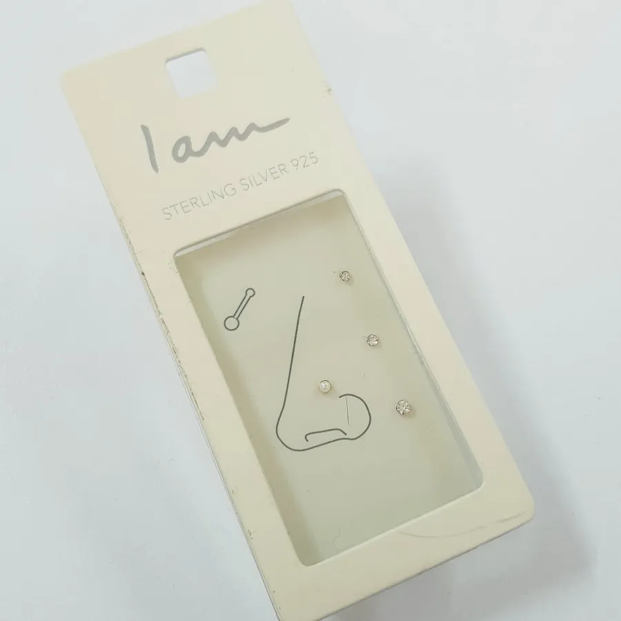 پک پیرسینگ بینی نقره 925