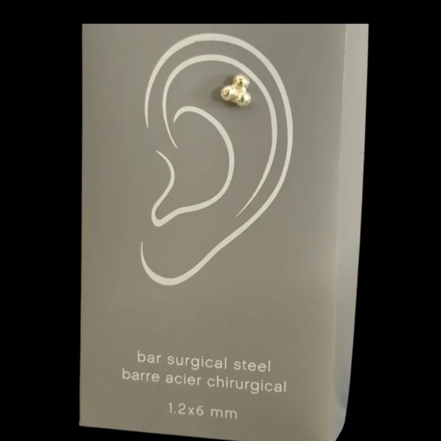 پیرسینگ نقره 925 عیار