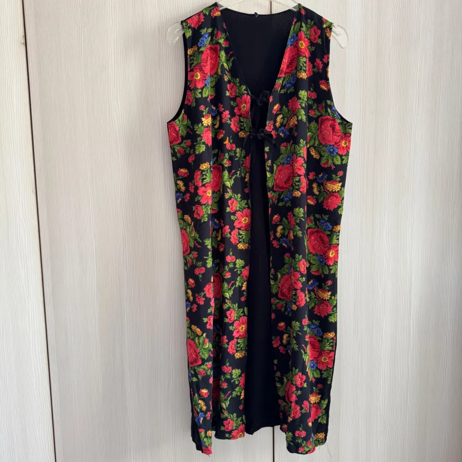 مانتو نخی گلدار