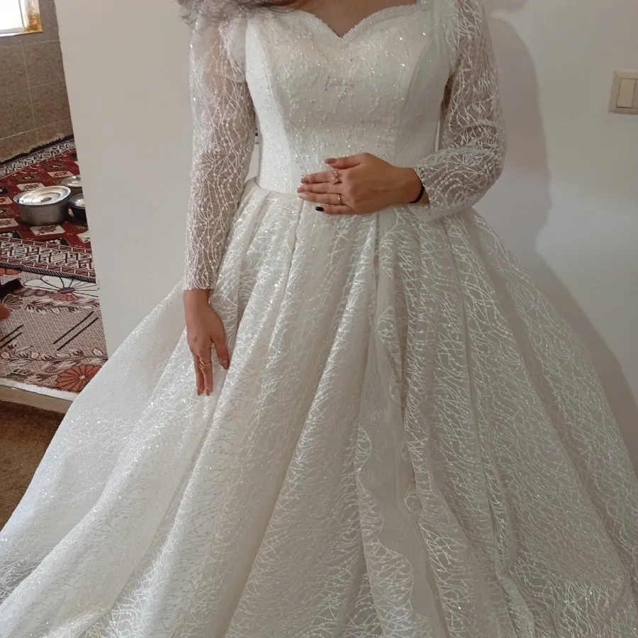 لباس عروس پرنسسی جذاب