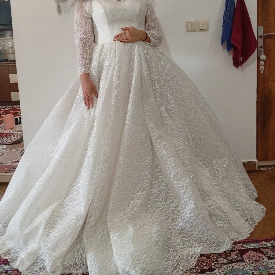 لباس عروس پرنسسی جذاب