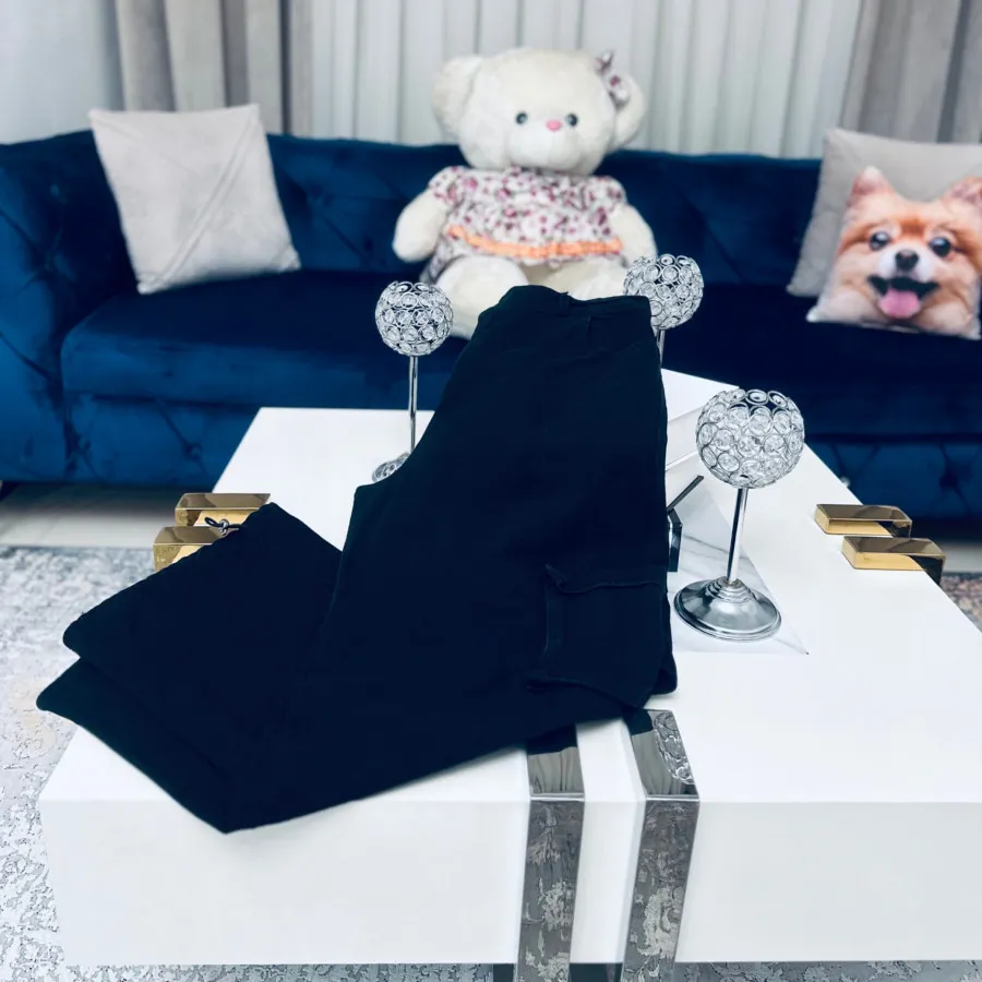 شلوار کارگو کتان ترک