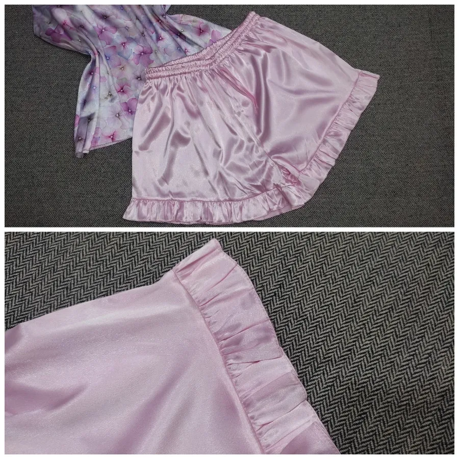 تاپ و شورتک ساتن مرلین