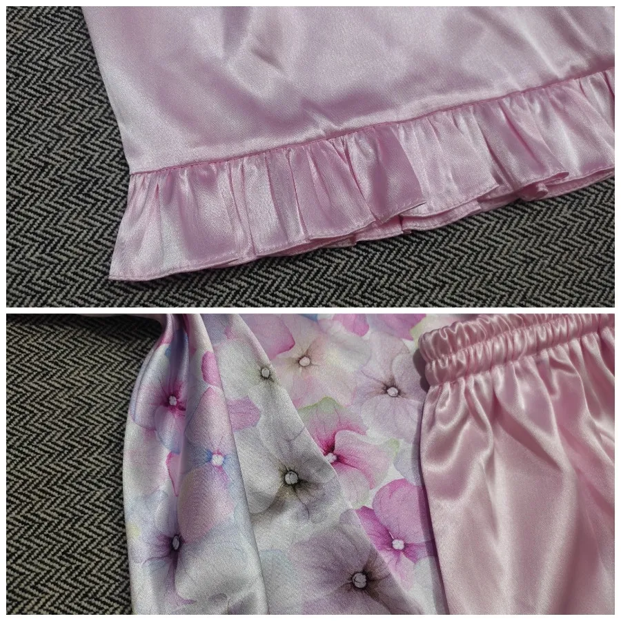 تاپ و شورتک ساتن مرلین