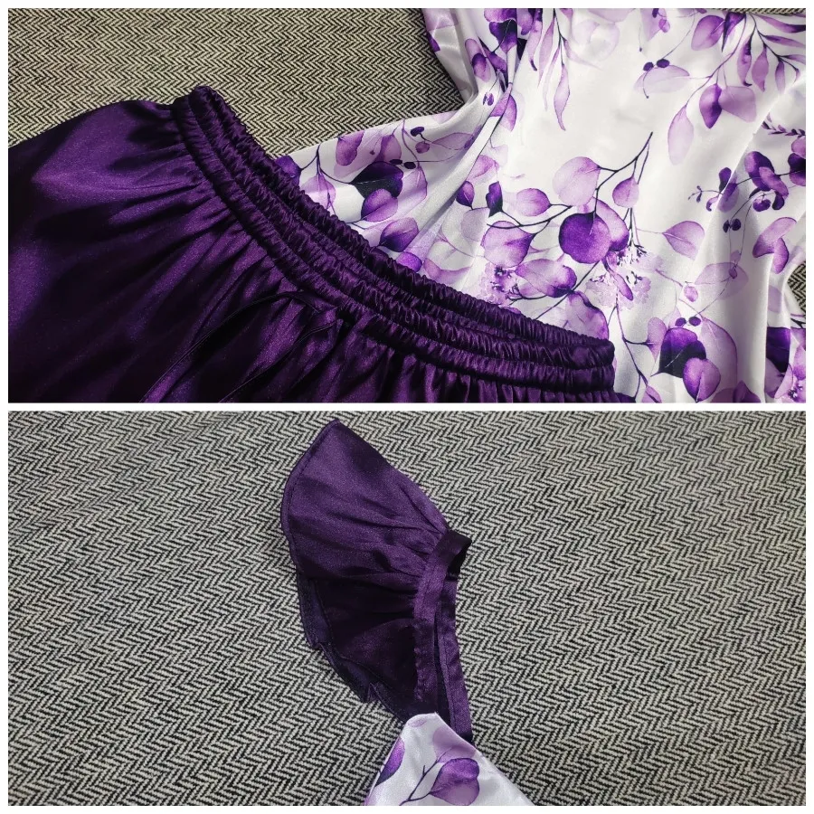 تاپ و شورتک ساتن مرلین