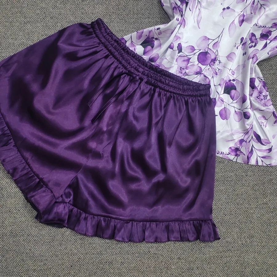 تاپ و شورتک ساتن مرلین