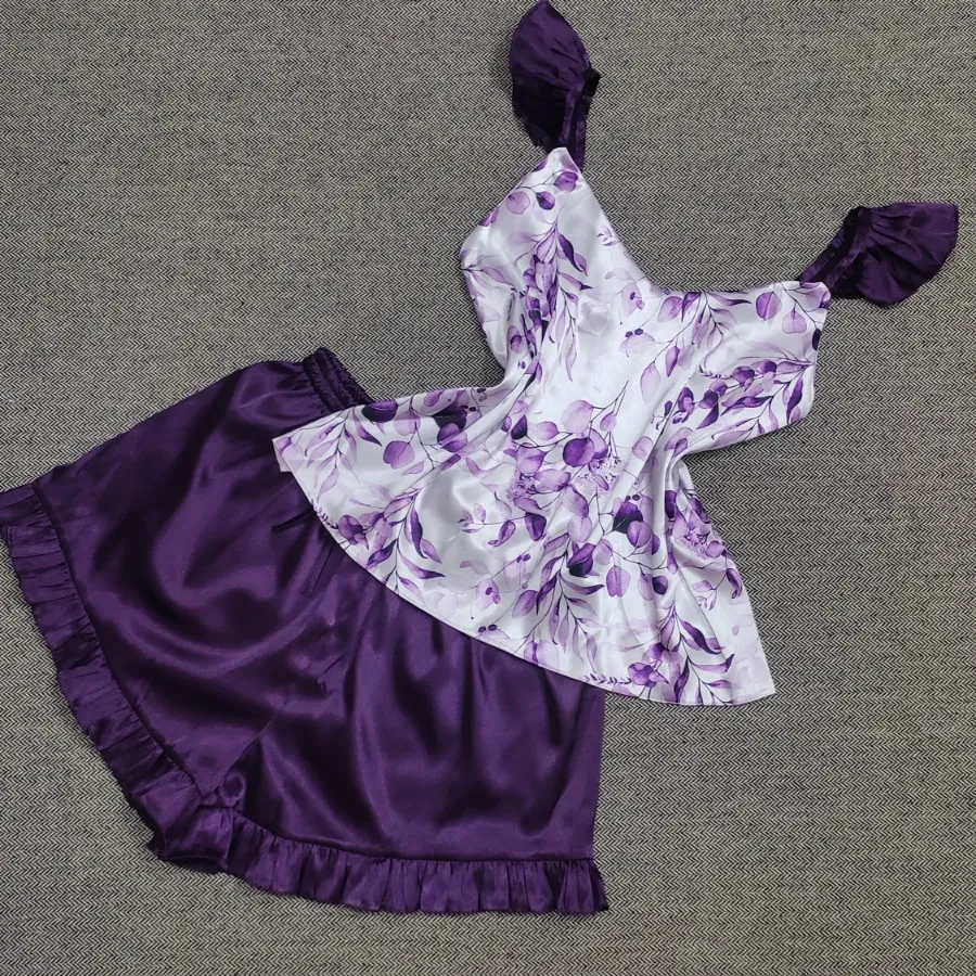 تاپ و شورتک ساتن مرلین