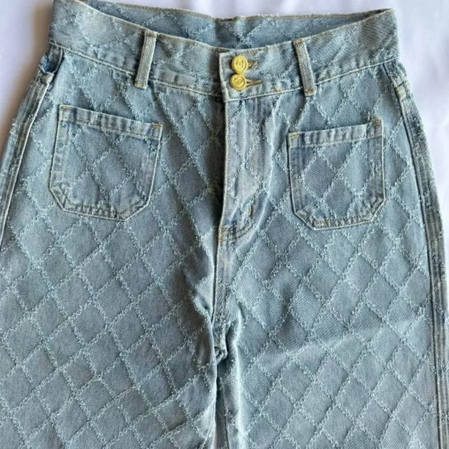 شلوار جین نیم بگ