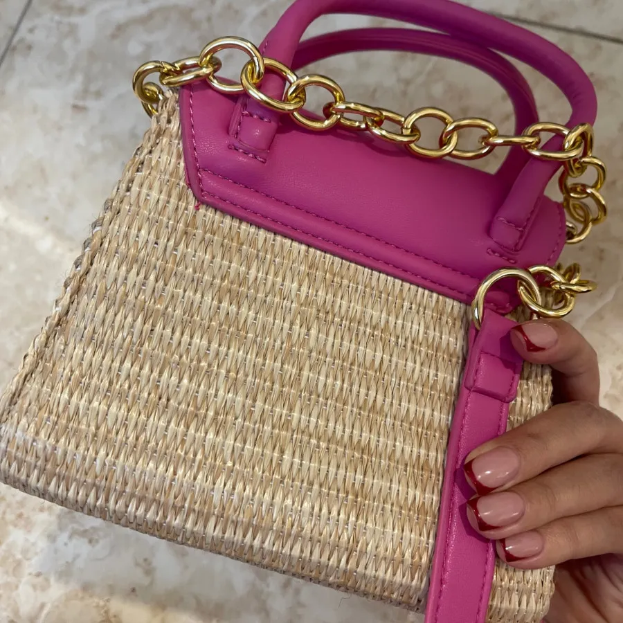 کیف حصیری برند اروپایی