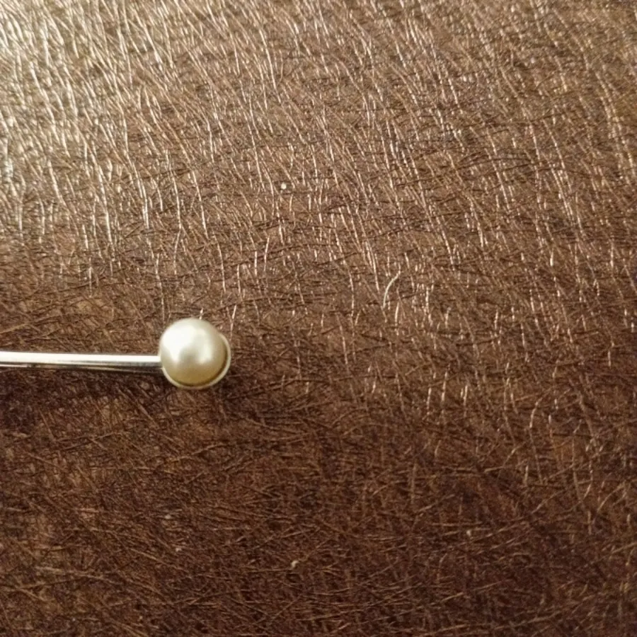 سنجاق استیل با مروارید